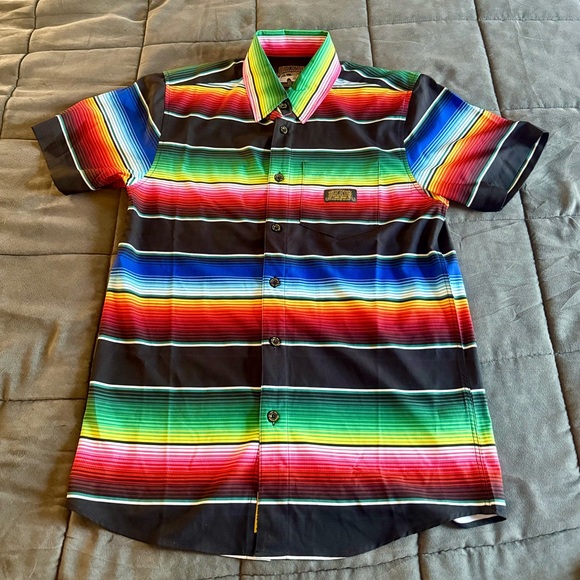 DIXXON Other - DIXXON Party Shirt Multicolor Striped Size small Rare! Long ago sold out!